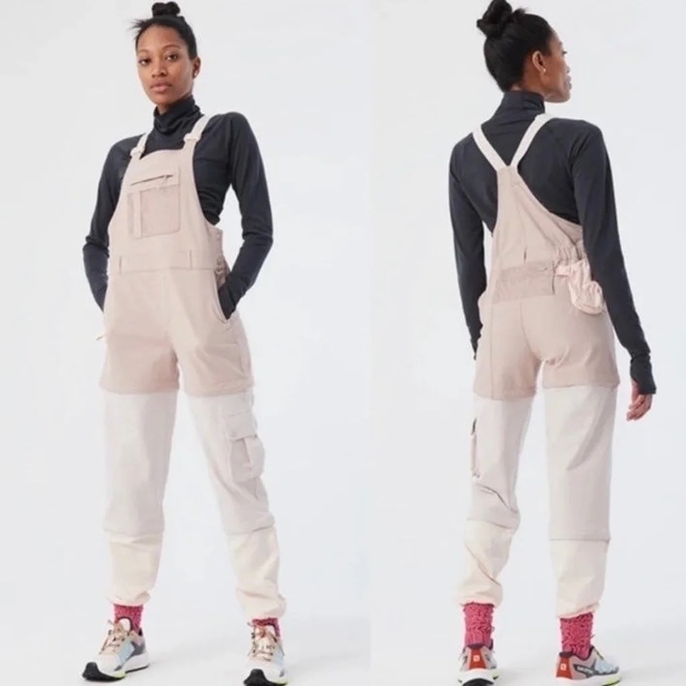 NWOT Outdoor Voices RecTrek Hiking Overall Pink
